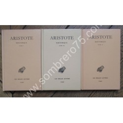 ARISTOTE. Rhétorique. 3 Tomes