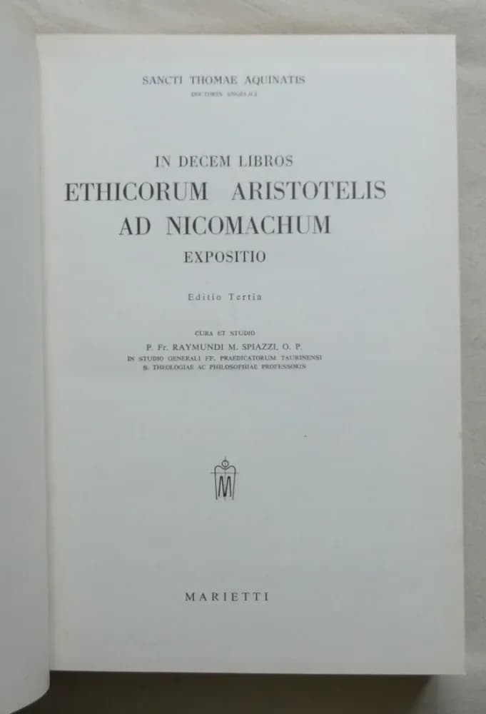 In Decem Libros Ethicorum Aristotelis ad Nicomachum - Expositio - Image 3