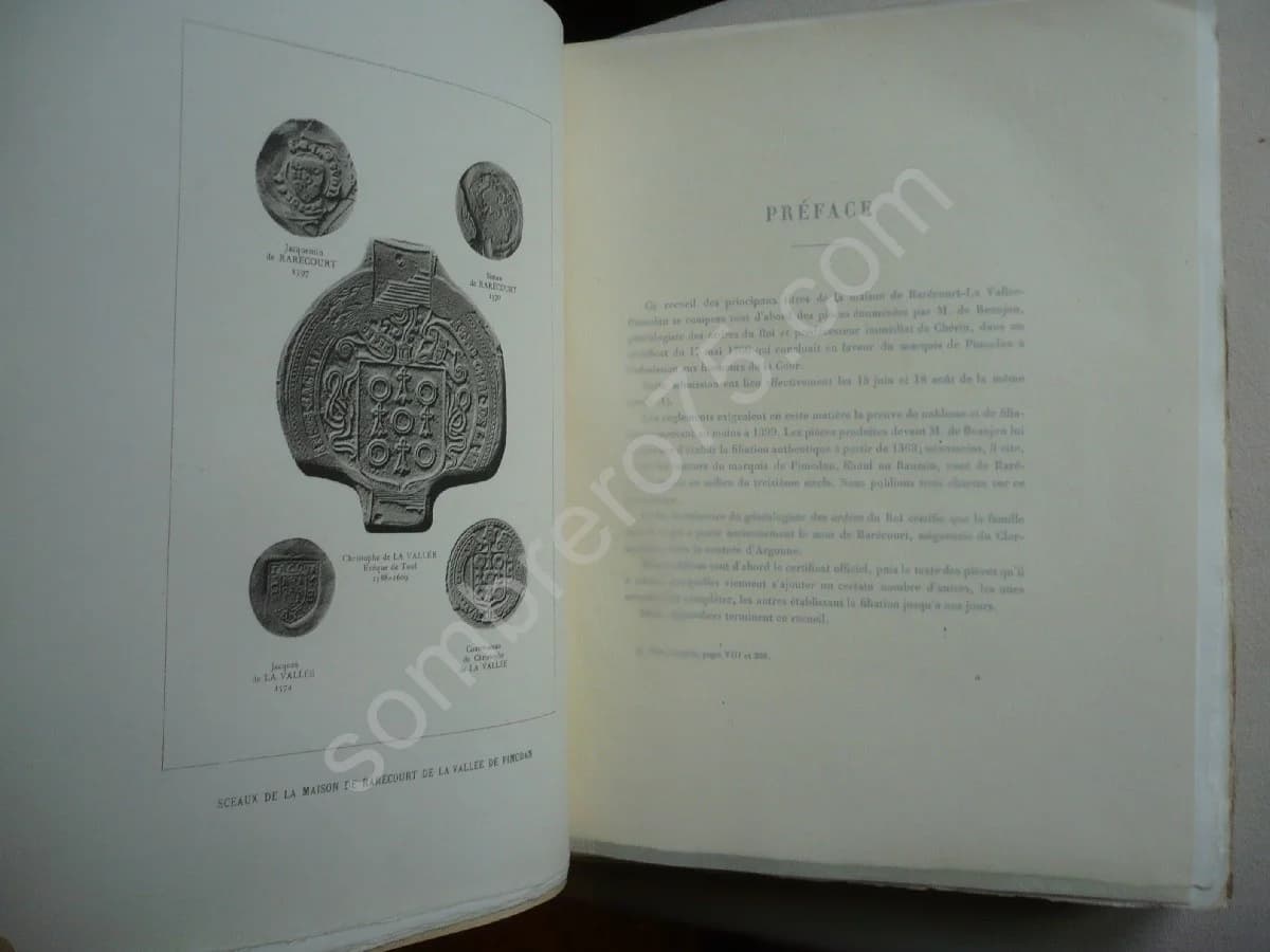 Les Titres de la Maison de Rarécourt de la Vallée de Pimodan. - Alphone Roserot - Image 5