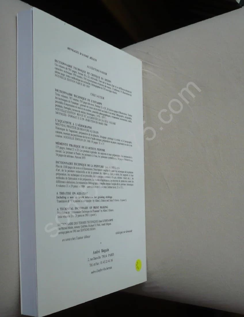 Dictionnaire Technique de l'Estampe - Image 3