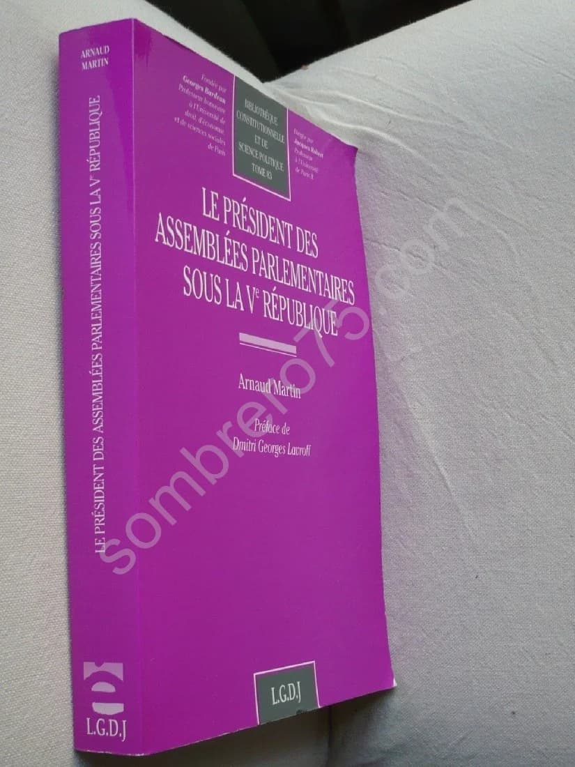 Le Président des Assemblées Parlementaires sous la Ve République - Image 2