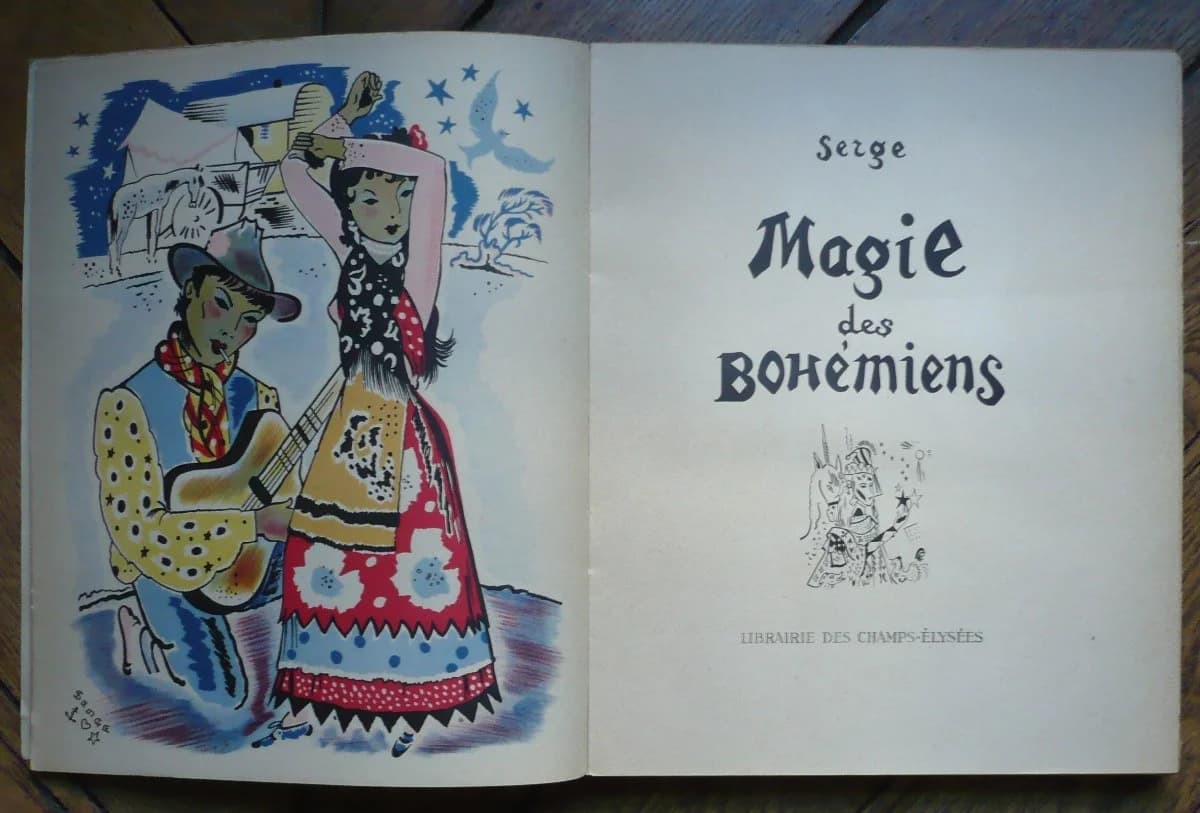 Magie des Bohémiens.. Dessin Original - Image 3