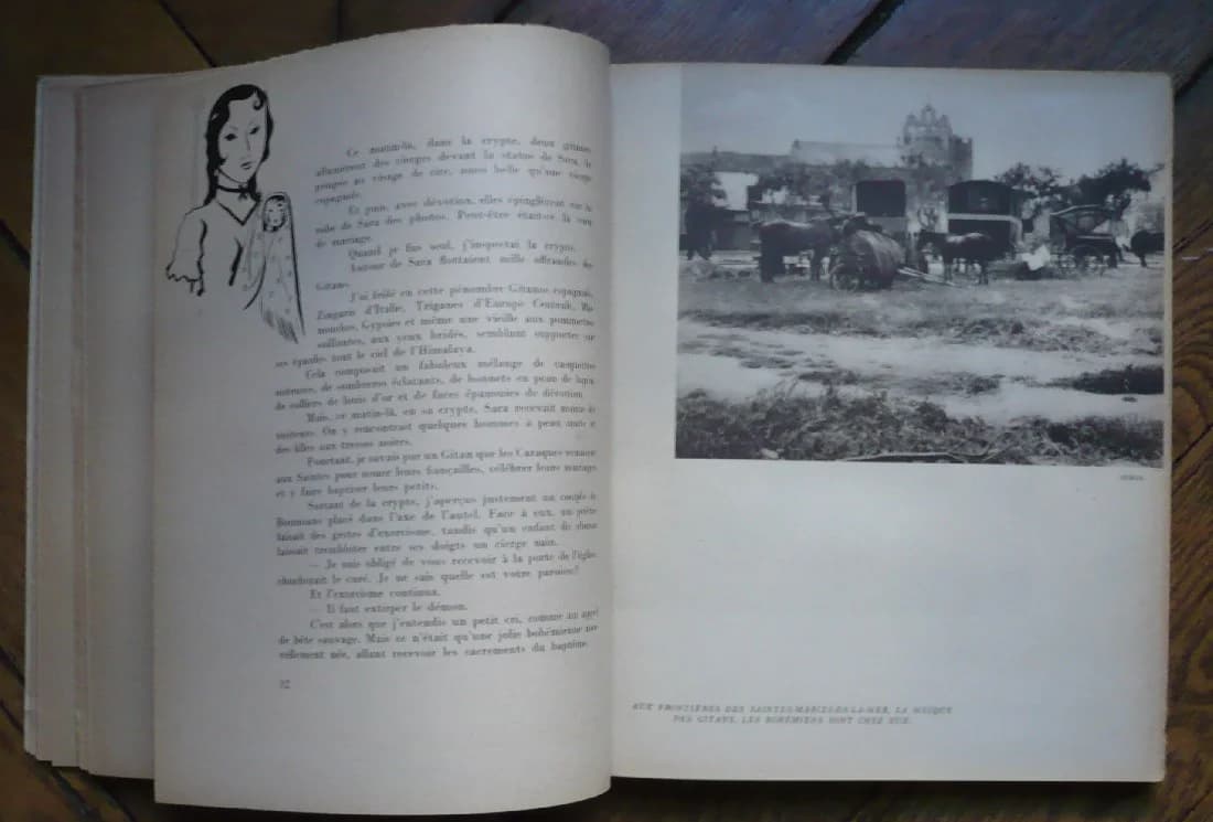 Magie des Bohémiens.. Dessin Original - Image 4