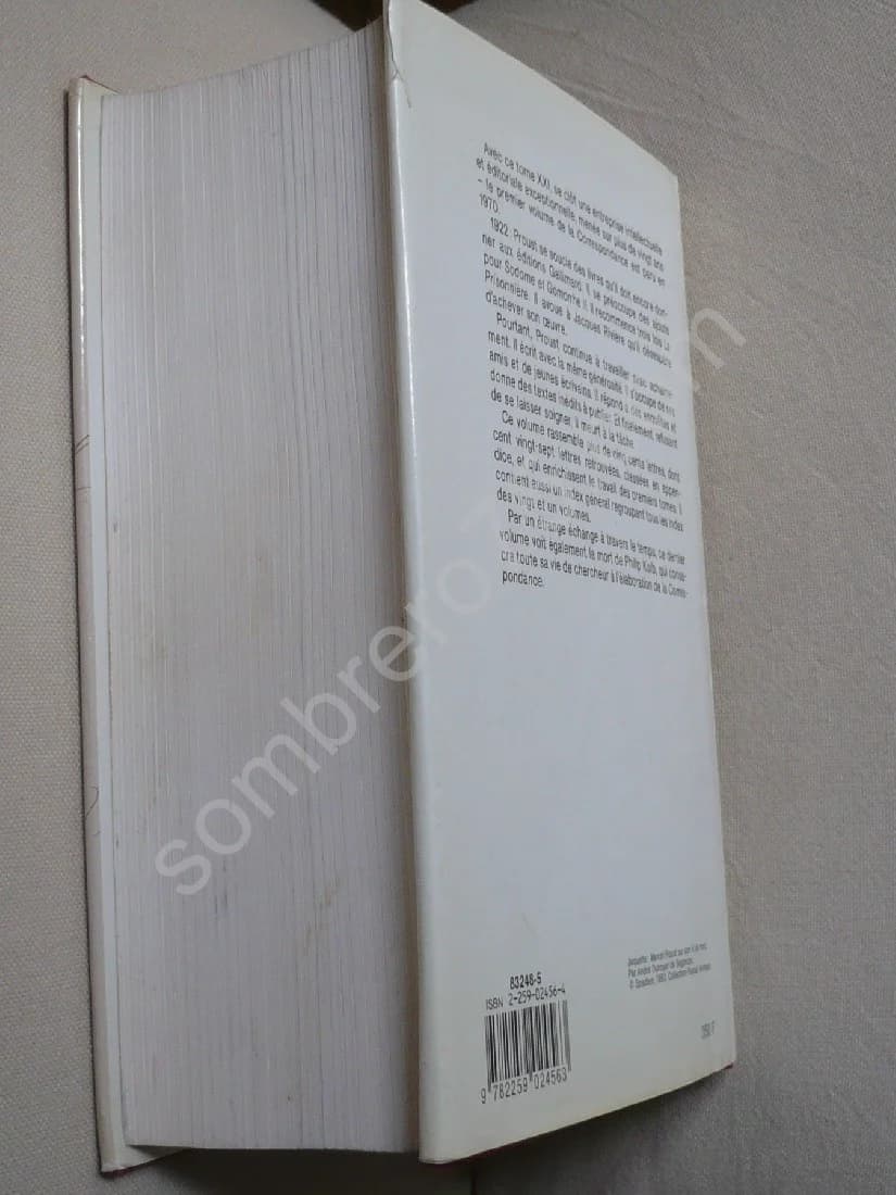 Correspondance de Marcel Proust 1922 - Tome 21. Texte Établi et Annoté par KOLB Philip - Image 3