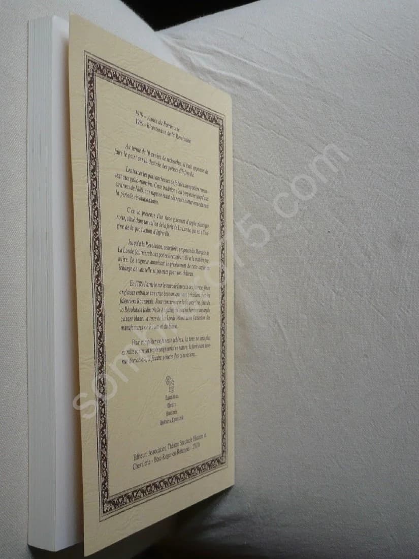 Potiers d'Infreville et Révolutions. Histoire Céramique du Canton de Bourgtheroule - Image 3