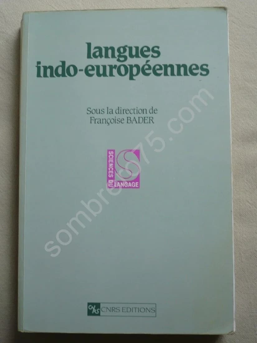 Langues Indo-Européennes