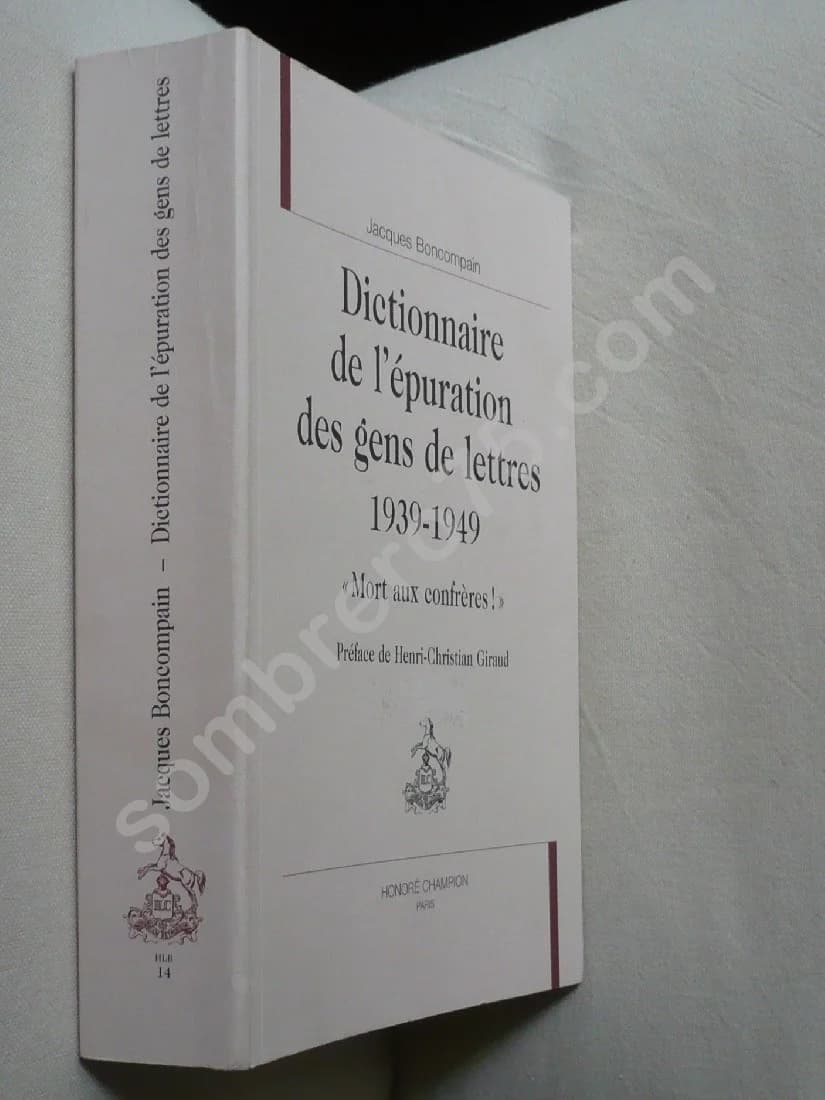 Dictionnaire de l'Epuration des Gens de Lettres - Image 2