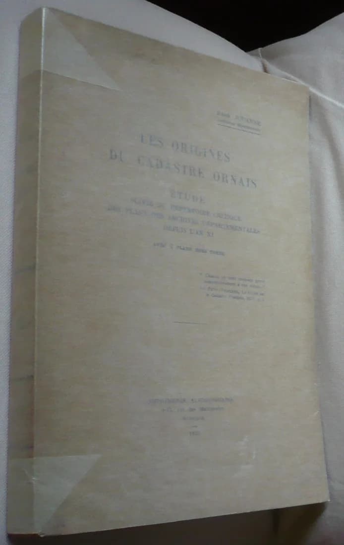 Les Origines du Cadastre Ornais