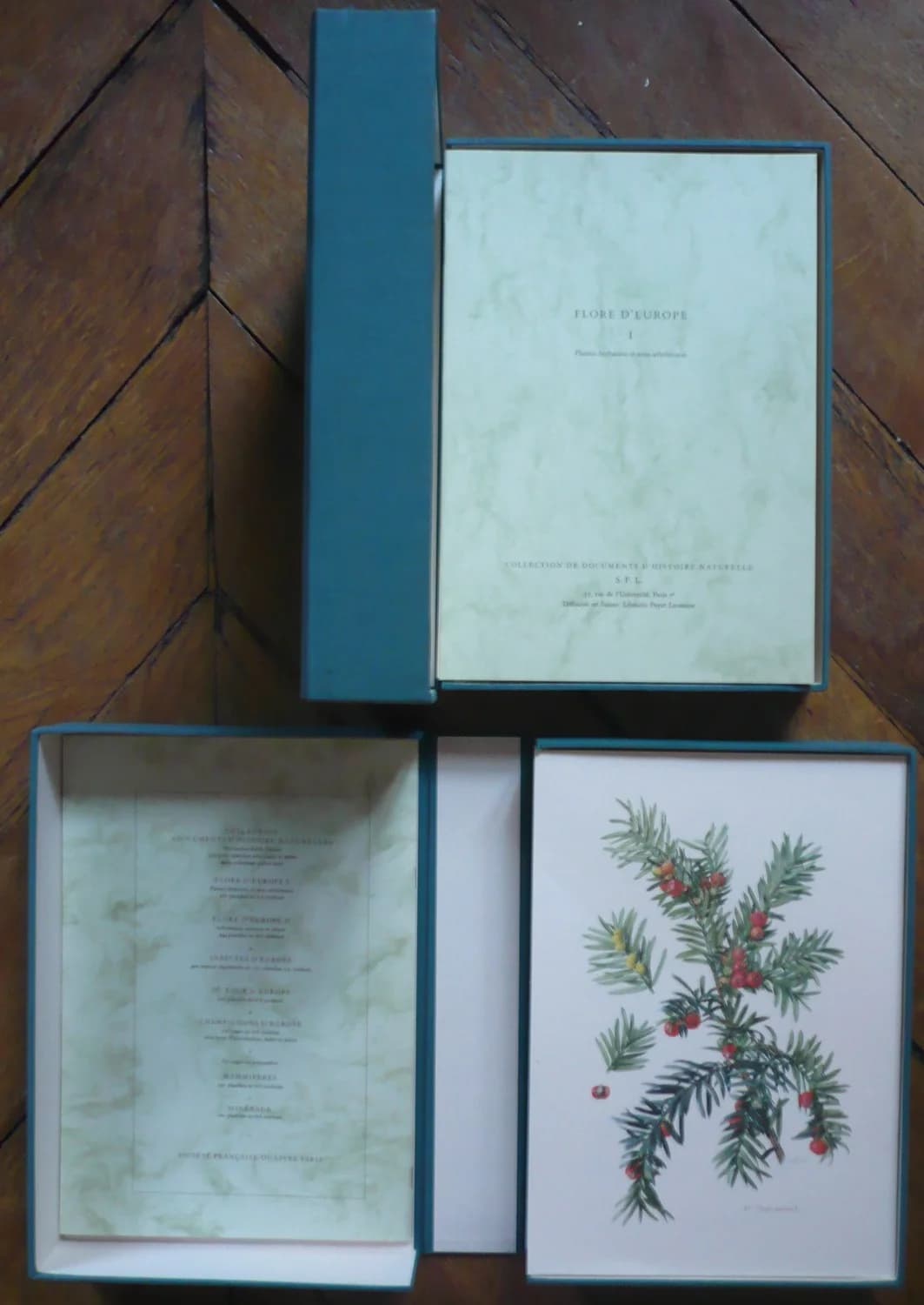 Flore d'Europe. 2 Coffrets