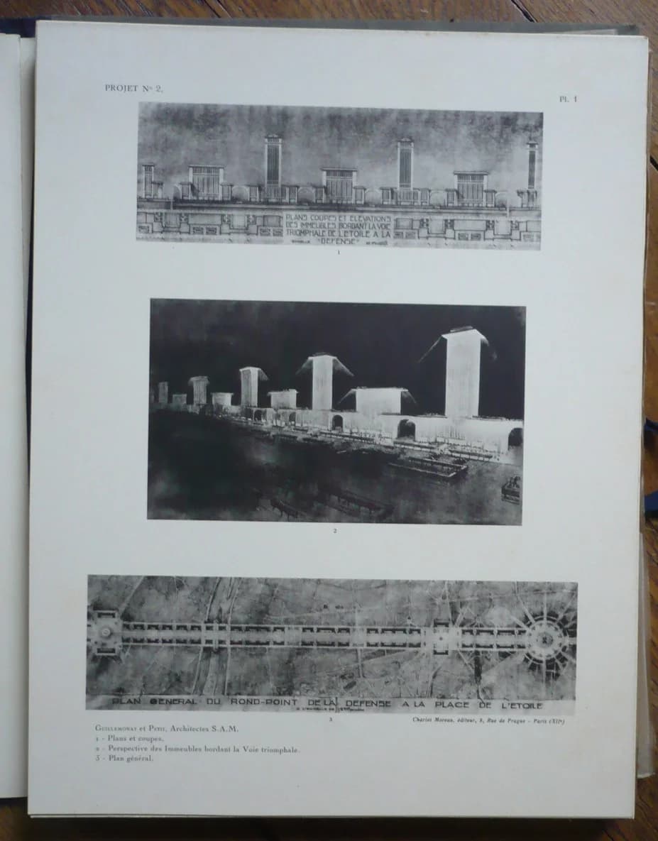 Concours pour l'Aménagement de la Voie allant de la Place de l'Etoile au Rond Point de la Défense - Image 3