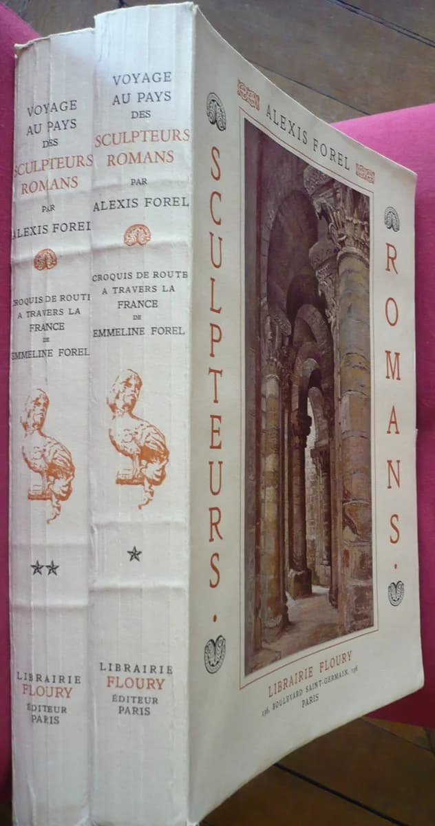 Voyage au Pays des Sculpteurs Romans - Croquis de route à travers la France - 2 Volumes - Image 2