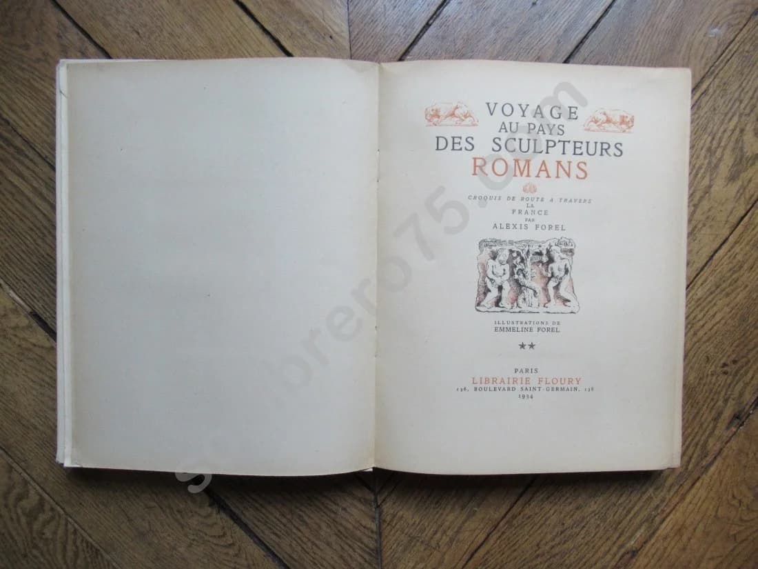Voyage au Pays des Sculpteurs Romans - Croquis de route à travers la France - 2 Volumes - Image 4