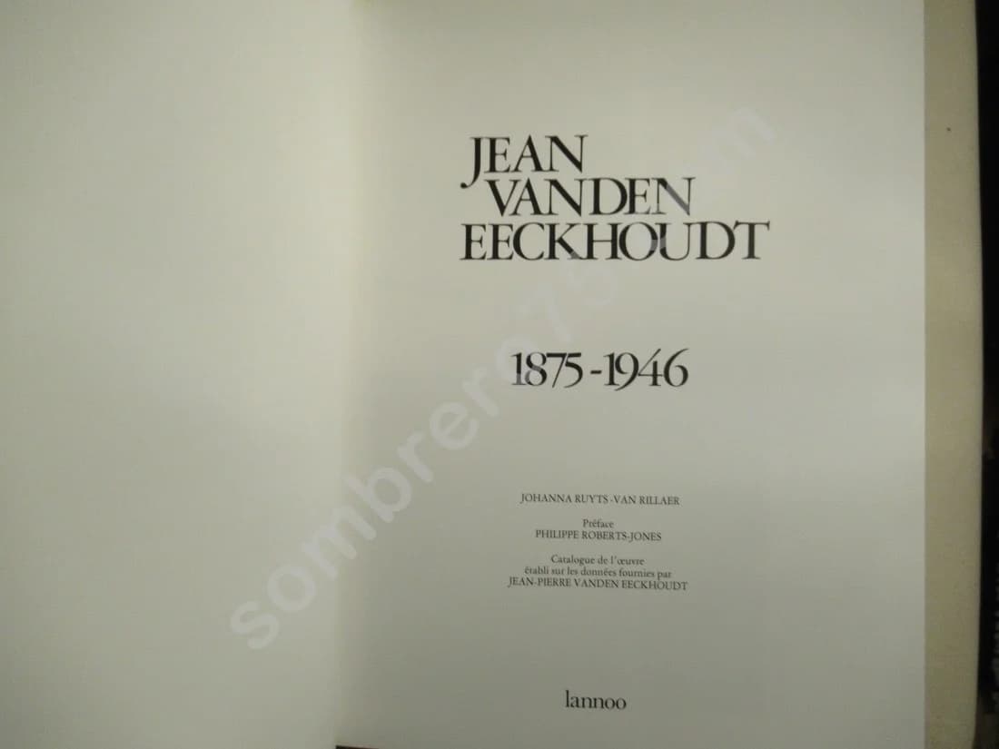 Jean VANDEN EECKHOUDT 1875 - 1946. Johanna RUYTS VAN RILLAER - Image 3