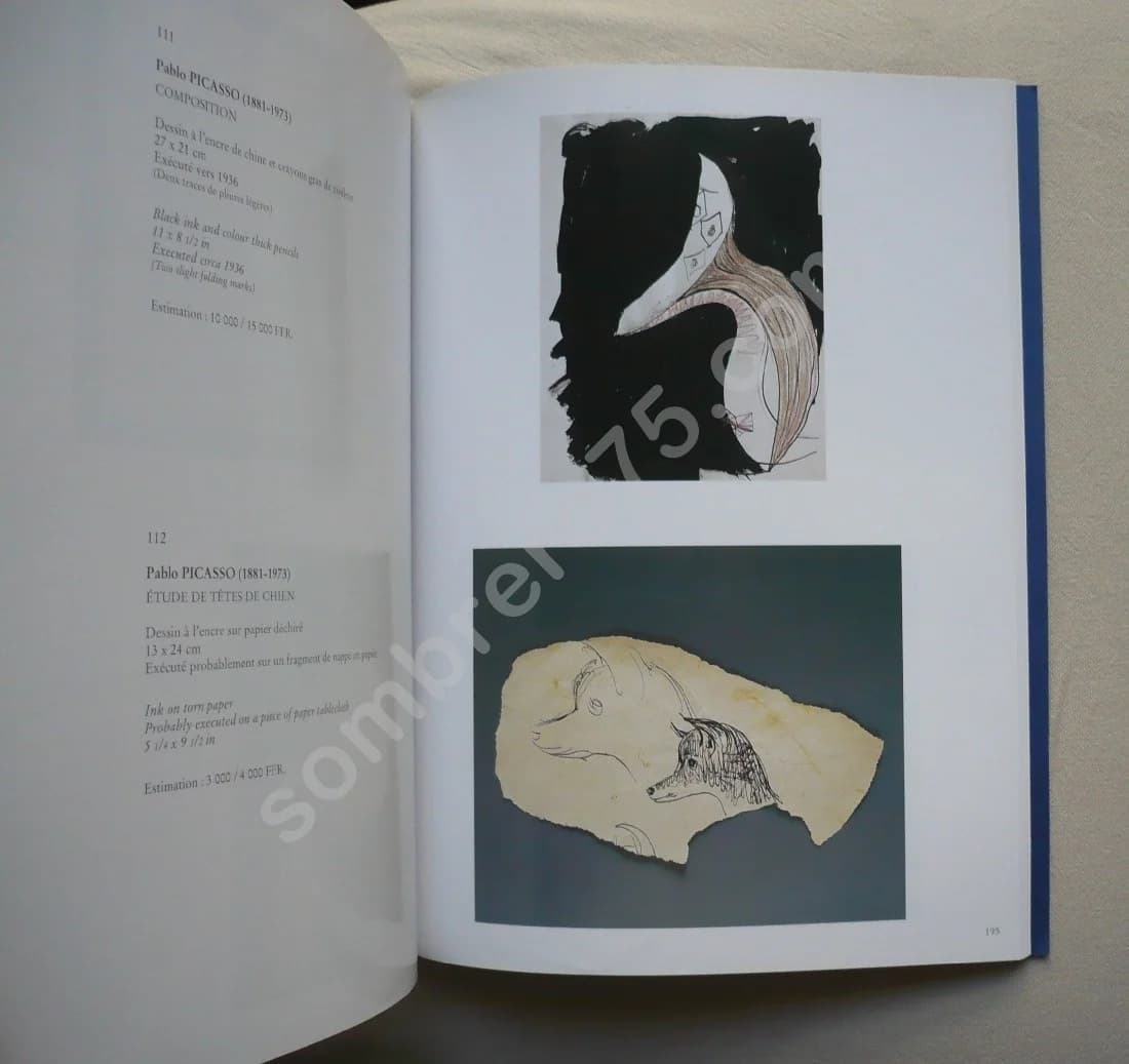 Les Picasso de Dora Maar. Succession de Madame Markovitch. Paris. 27 et 28 Octobre 1998 - Image 3