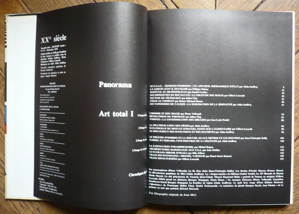 Revue N°47, Décembre 1976. Calder. Lithographie Miro - Image 4