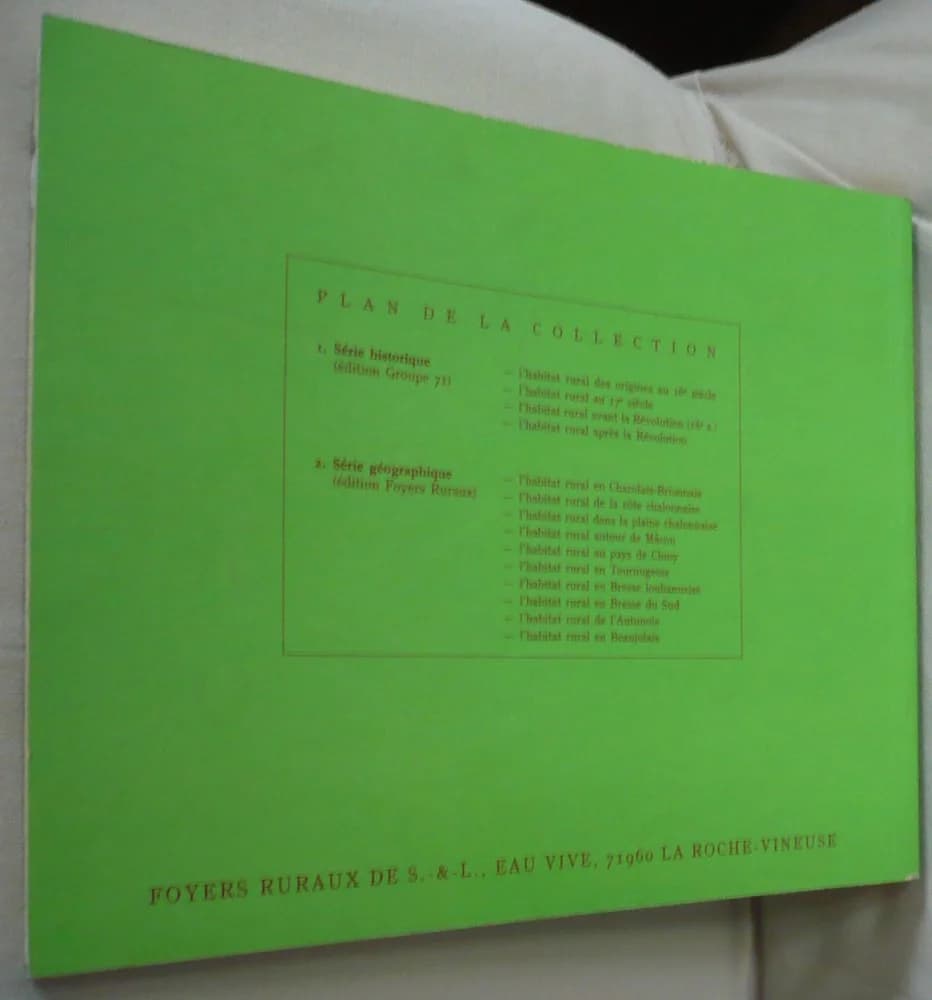 L'Habitat Rural au Pays de Cluny - Image 2