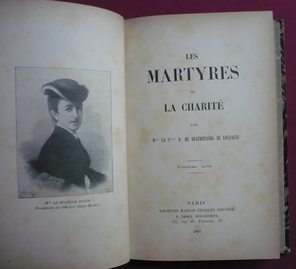Les Martyres de la Charité. Comtesse de Beaurepaire de Louvagny - Image 3