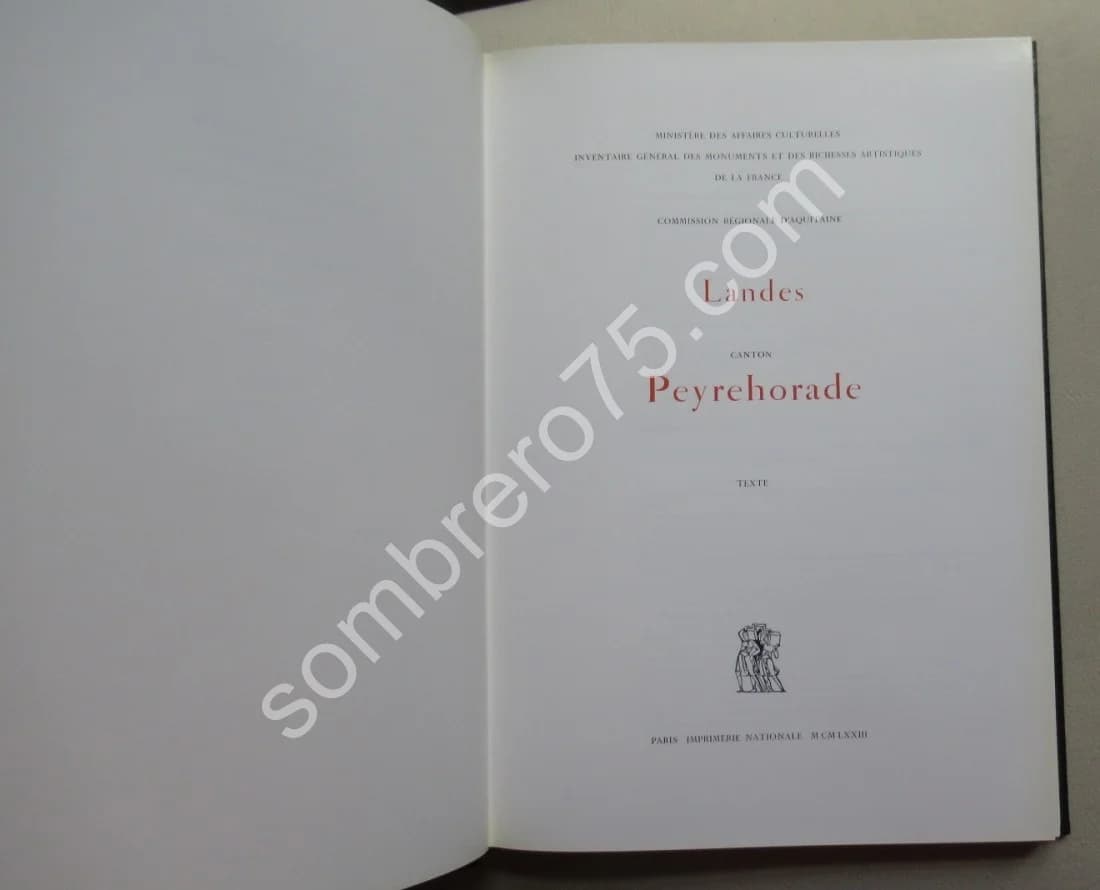 Inventaire Général des Monuments et des Richesses Artistiques de la France - Landes - Peyrehorade - 2 Tomes - Image 4