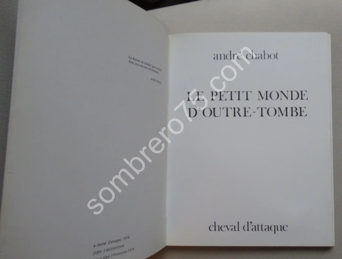 Le Petit Monde d'Outre Tombe. Alain Chabot - Image 3