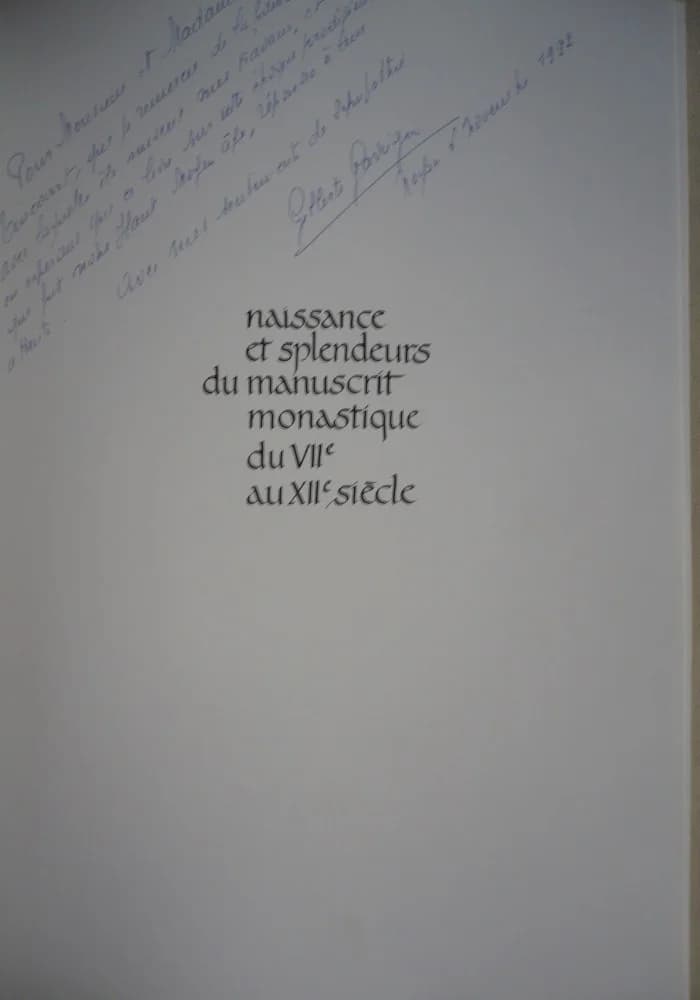 Naissance et Splendeurs du Manuscrit Monastique du VIIe au XIIe Siècle - Image 3