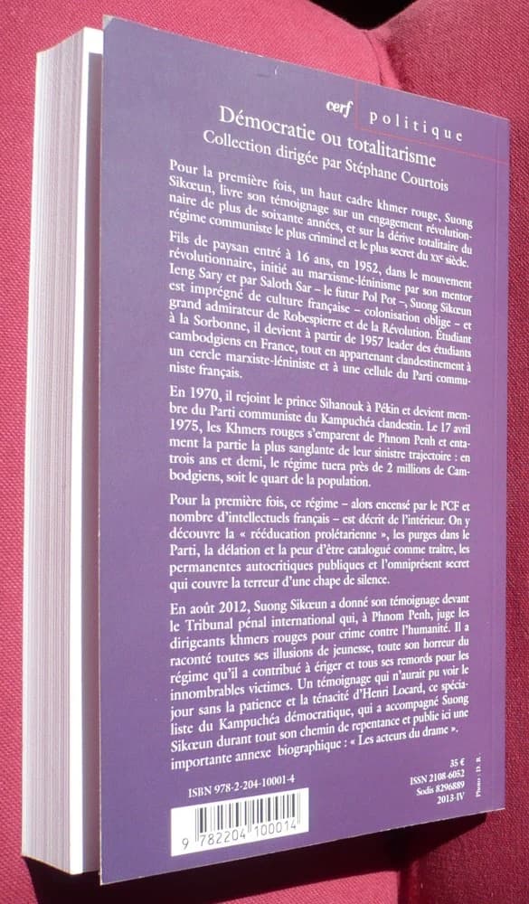 Itinéraire d'un Intellectuel Khmer Rouge : Suivi de : les Acteurs du Drame. Suong Sikoeun - Image 2