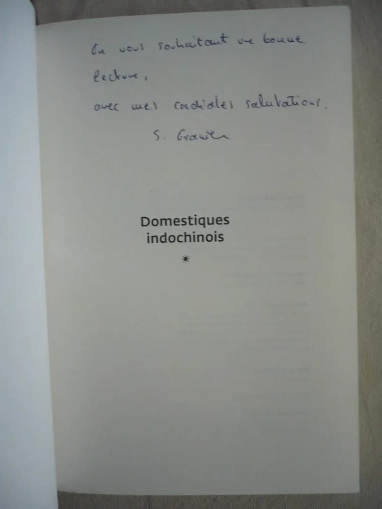 Domestiques Indochinois. Solène Granier - Image 3
