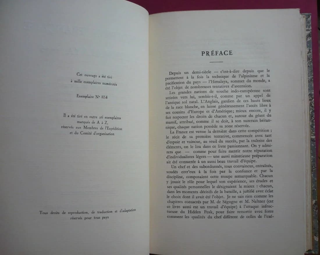L'Expédition Française à L'Himalaya 1936. E.O. Henri de Ségogne, Pierre Allain - Image 5