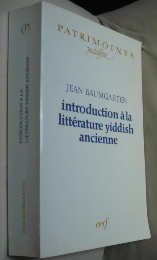 Introduction à la Littérature Yiddish Ancienne