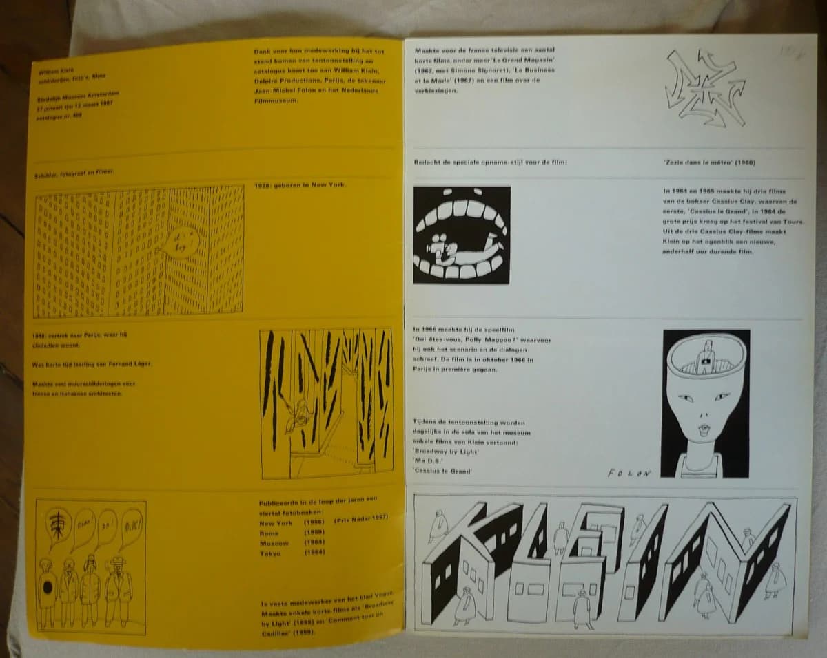 William Klein Schilder Foto's Films Catalogue 409 - Image 3