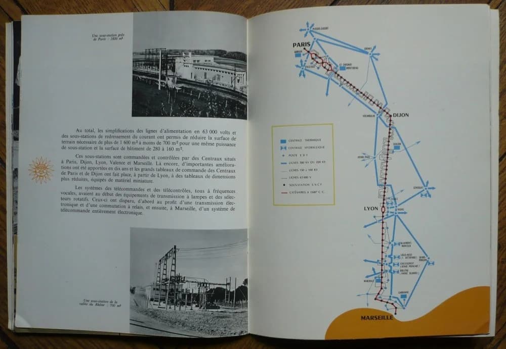 L'Electrification Paris Marseille. 1962 - Image 2