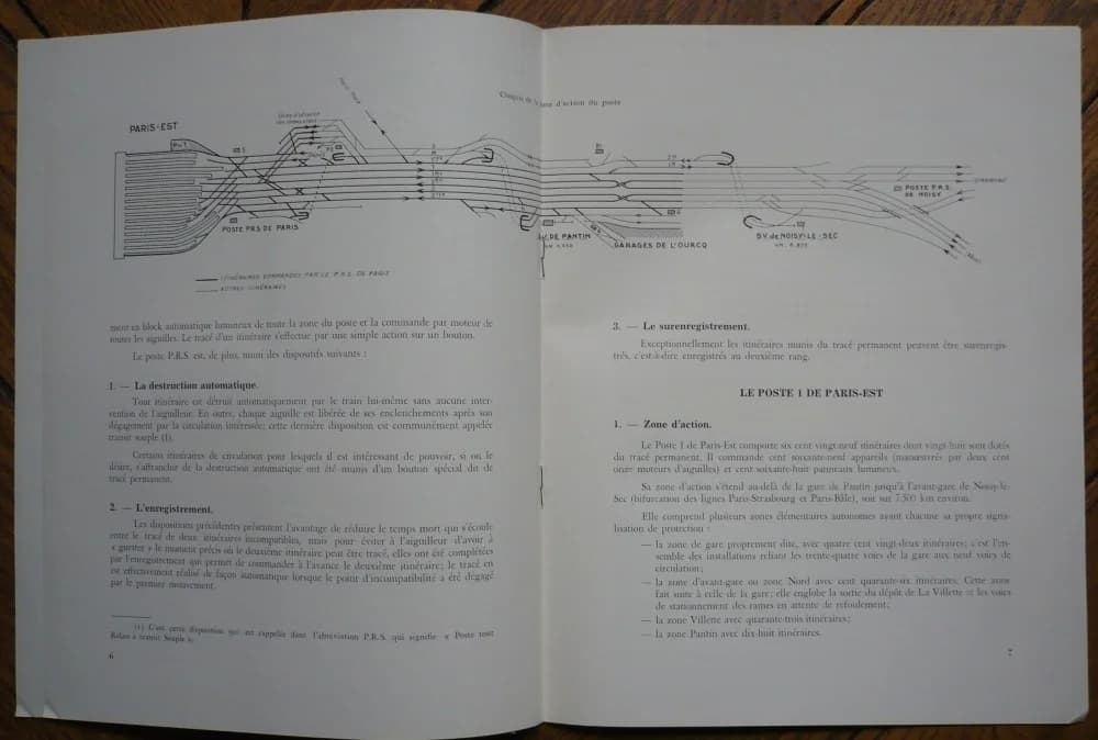 Le Poste 1 de la Gare de Paris Est. 1962 - Image 2
