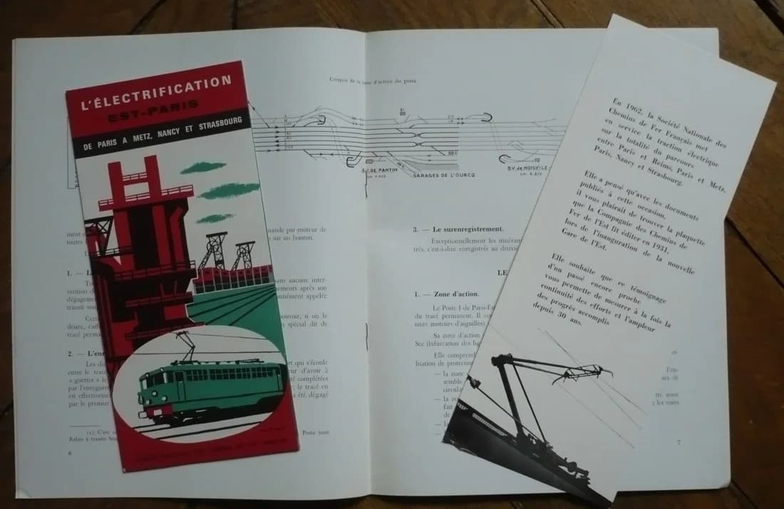 Le Poste 1 de la Gare de Paris Est. 1962 - Image 3