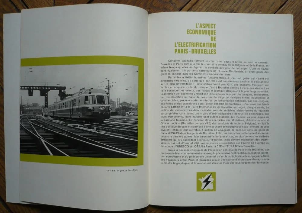 L'Electrification Paris Bruxelles. 1964 - Image 4