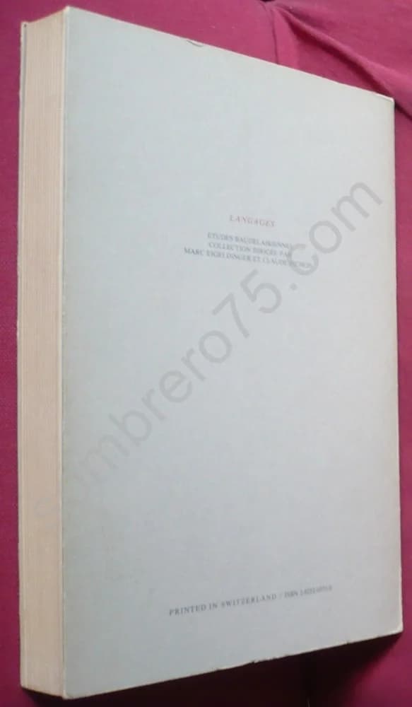 Etudes Baudelairiennes IX , 9 - Baudelaire , Rousseau et Hugo - Etudes de Marc Eigeldinger , Melvin Zimmerman , Micheline Rosenf - Image 3