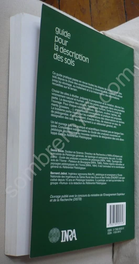 Guide pour la Description des Sols. Denis Baize Bernard Jabiol - Image 2