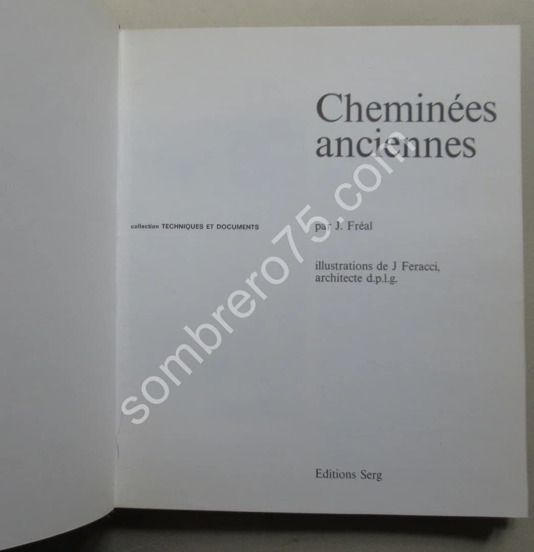 Cheminées Anciennes - Techniques et Documents. J Feracci - Image 3
