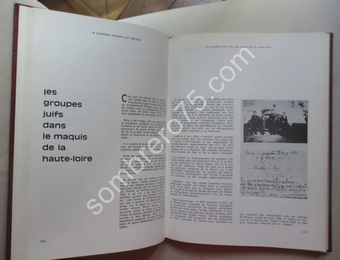 Le Combattant Volontaire Juif 1939-1945 (25e Anniversaire de l'Union des Engagés Volontaires et des Anciens Combattants Juifs - Image 5