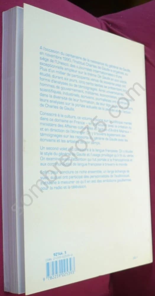 De Gaulle en son siècle : 7/de Gaulle et la Culture. Institut Ch de Gaulle - Image 3