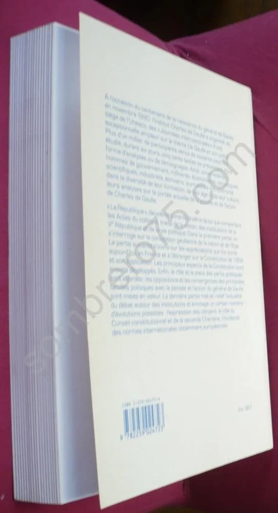 De Gaulle en son siècle : 2/La République. Actes des Journées Internationales tenues à L'Unesco 19-24 Nov 1990 - Image 3