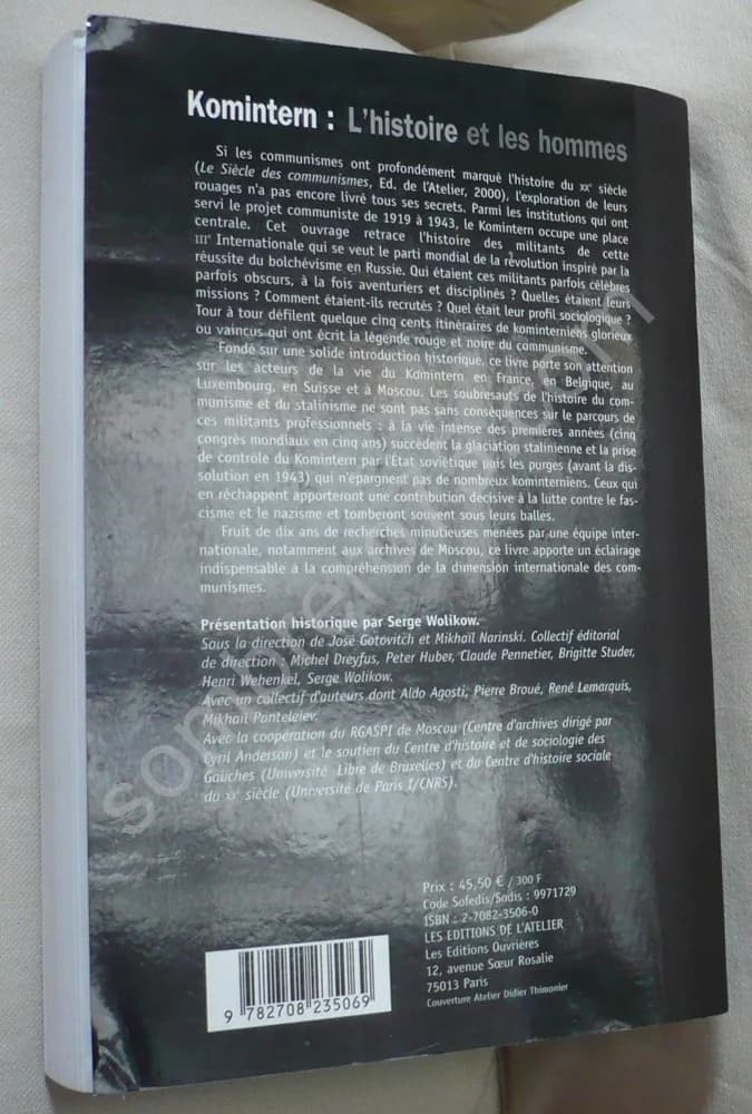 Komintern : L'histoire et les hommes : Dictionnaire biographique de l'internationale Communiste. José Gotovitch - Image 2