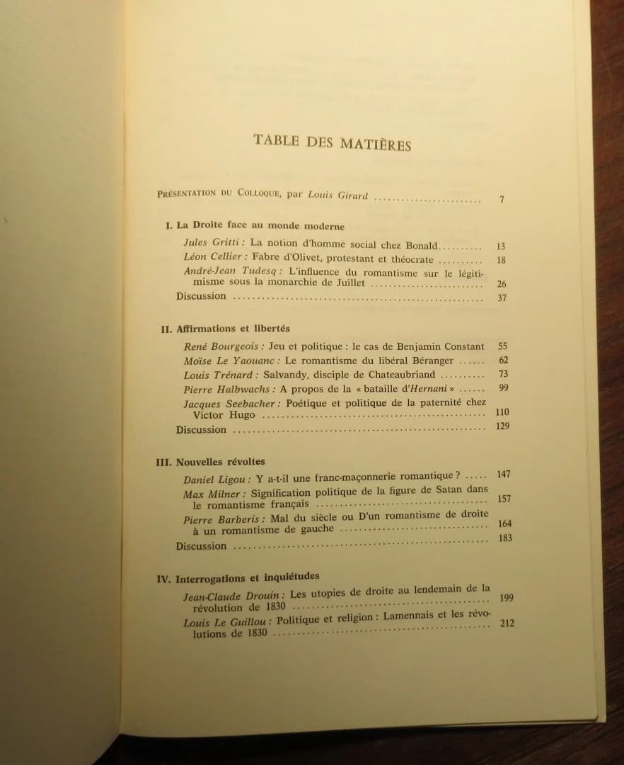 Romantisme et Politique 1815 - 1851. Colloque Ecole Normale Supérieure Saint Cloud - Image 4