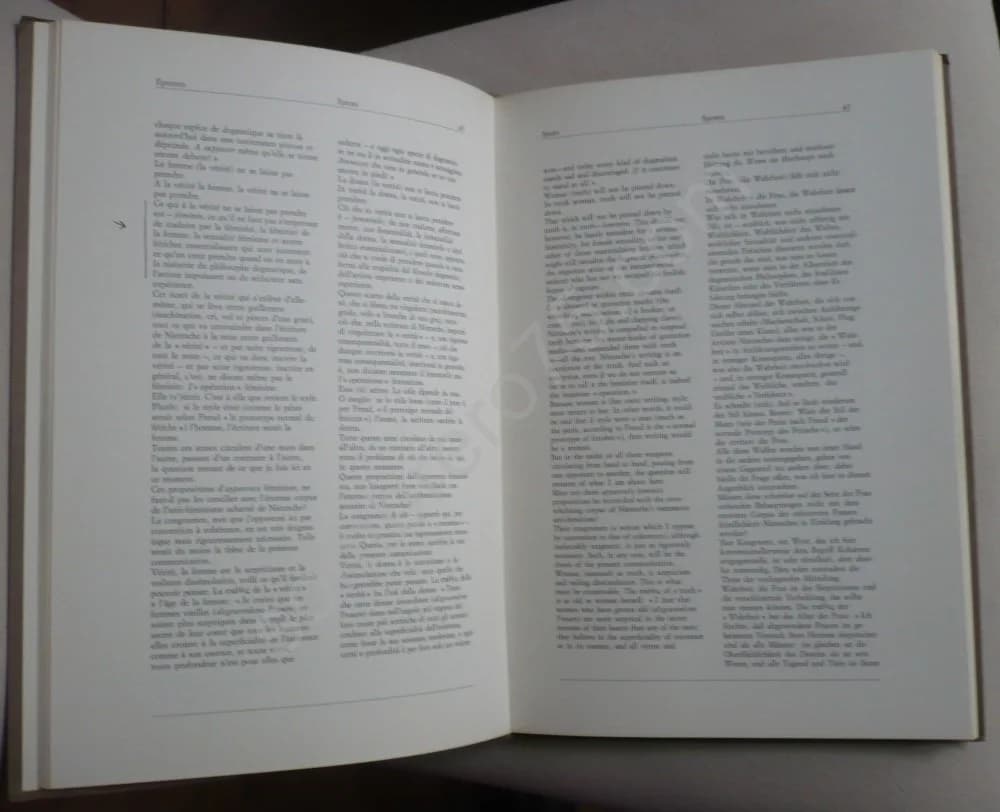 Jacques Derrida : Eperons Les Styles de Nietzche. Stefano Agosti : Coup sur Coup. Corbo e Fiore Editori Venezia 1976 - Image 4