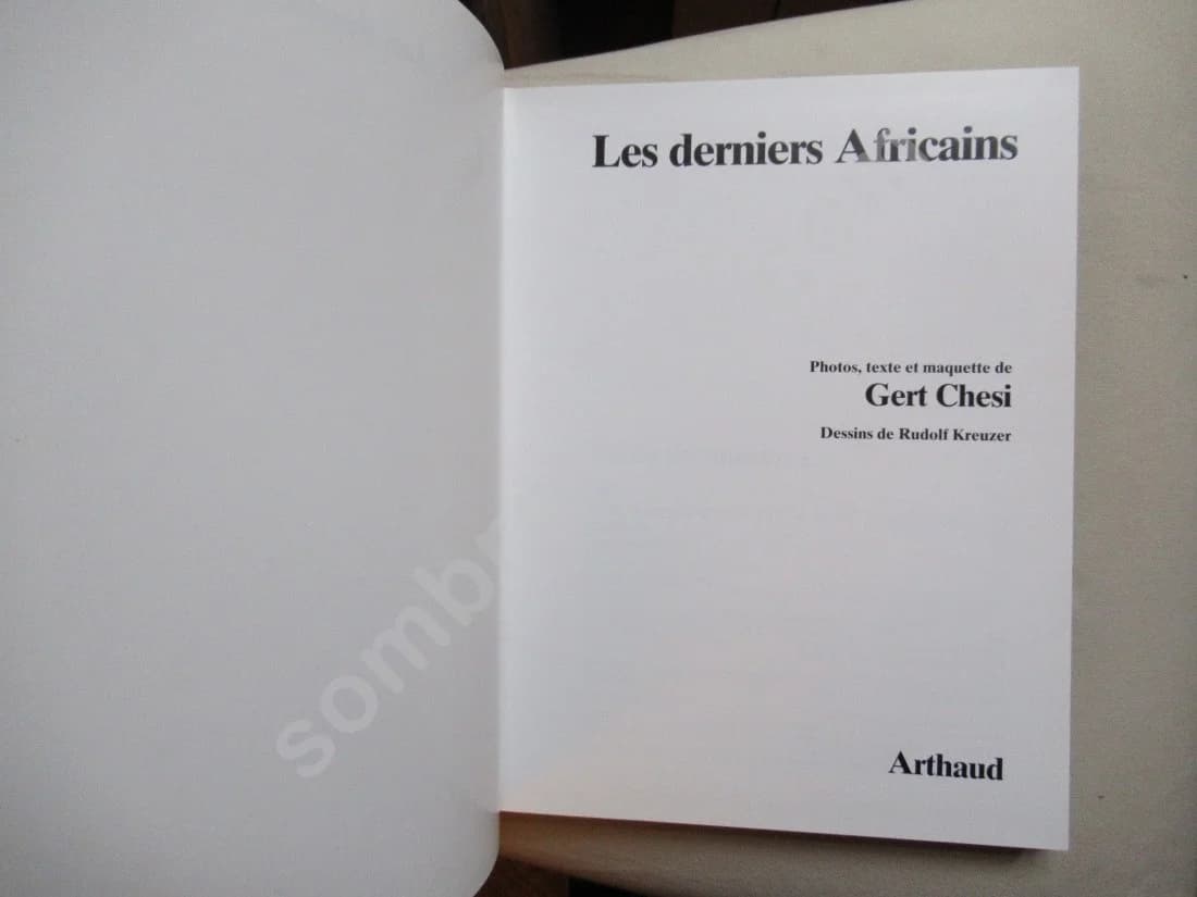 Les Derniers Africains.. 1978 - Image 2