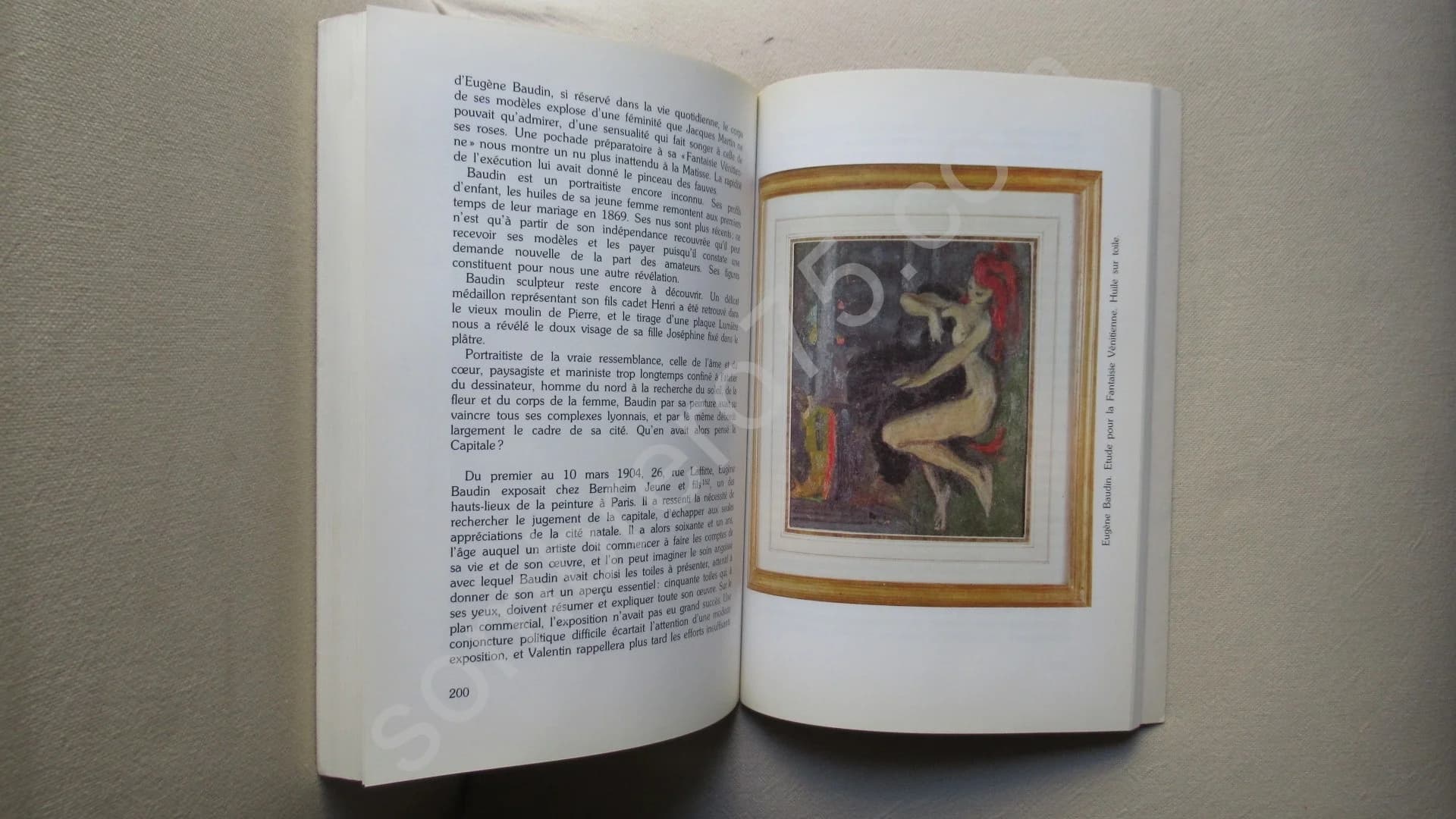 Eugene Baudin, 1843-1907: Approche de l'Ecole Moderne de Peinture Lyonnaise, 1863-1925. Colette et Etienne Bidon - Image 5