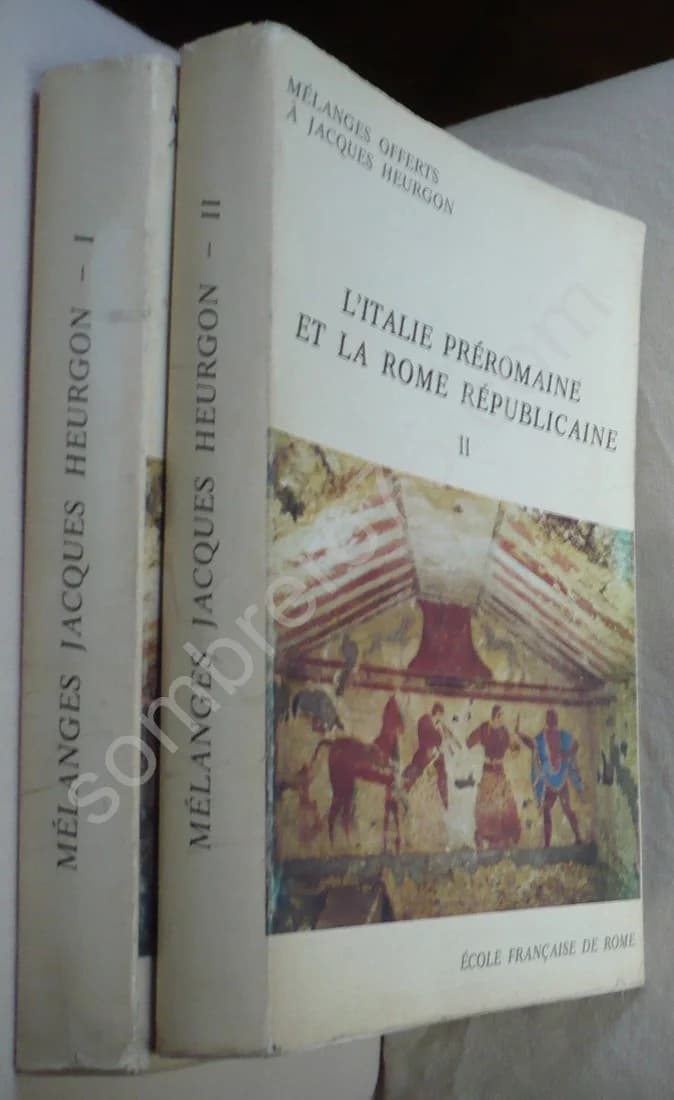 L'Italie Préromaine et la Rome Républicaine. 2 Volumes. Mélanges offerts à Jacques Heurgon - Image 2