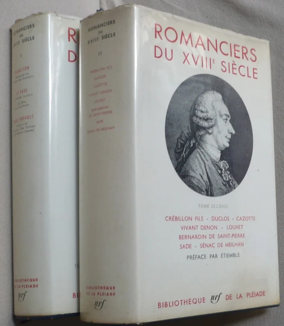 Romanciers du XVIIIe siècle. 2 Volumes - Image 2