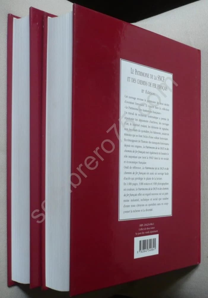 Le Patrimoine de la Sncf et des Chemins de Fer Français. IIe Édition Revue Et Augmentée. 2 Volumes - Image 2