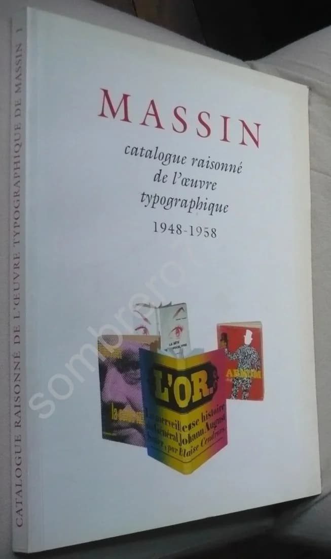 Catalogue Raisonné de l'Oeuvre Typographique de Massin. Tome 1, 1948-1958 - Image 2