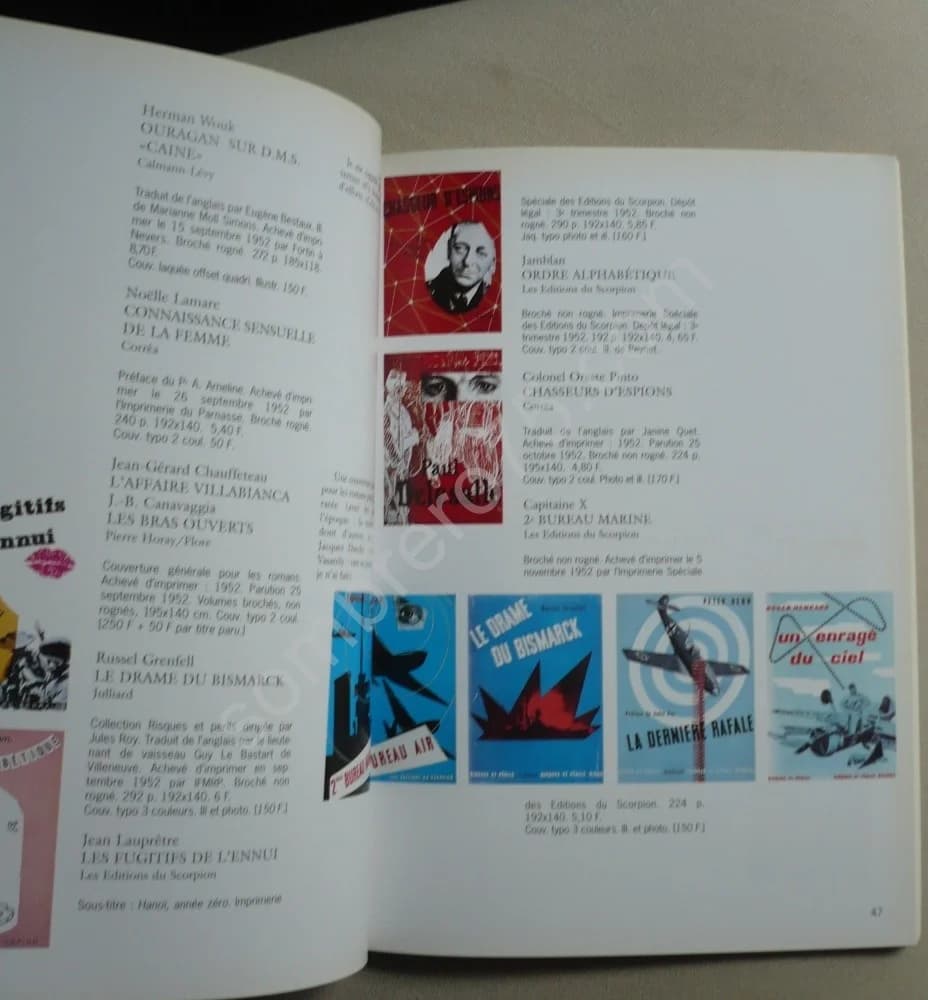 Catalogue Raisonné de l'Oeuvre Typographique de Massin. Tome 1, 1948-1958 - Image 3