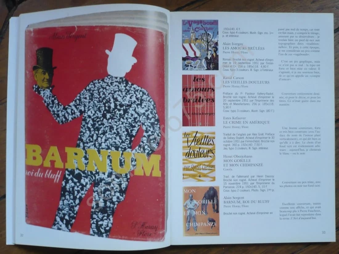 Catalogue Raisonné de l'Oeuvre Typographique de Massin. Tome 1, 1948-1958 - Image 4